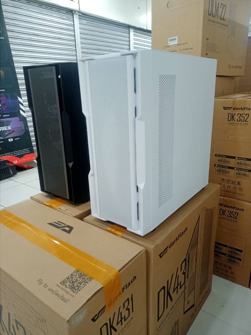 Darkflash Casing DK431 MESH White WITH FANS Darkflash Casing DK431 MESH White WITH FANS